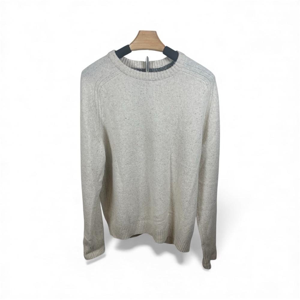 Land's End Men's 100% Lambswool Sweater Size M 38–40 Gray‎ Classic Knit Pullover